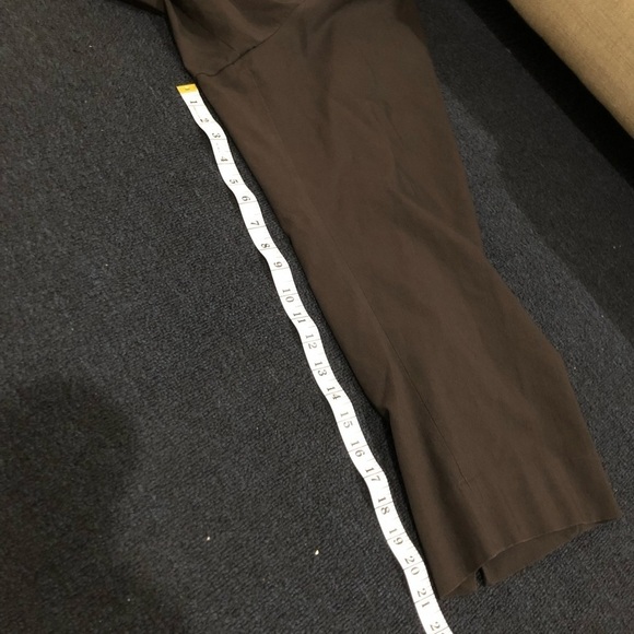 Lane Bryant Brown Capri Dress Pants Size 28 - Picture 8 of 8